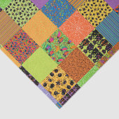 ハロウィンのパッチワーク 薄葉紙 (詳細)