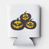 ハロウィンのパンプキンおもしろ顔 缶クーラー (裏面)