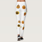 ハロウィンのパンプキンを着てみよう レギンス (裏面)
