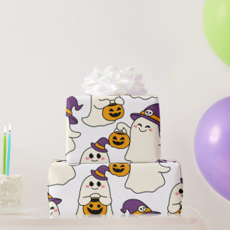 ハロウィンのパーティー ラッピングペーパー