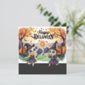 ハロウィンのピックルボールプレイヤーパーティー シーズンカード (スタンド正面)