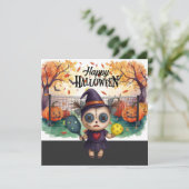 ハロウィンのピックルボールプレイヤーパーティー シーズンカード (スタンド正面)