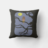 ハロウィンのフクロウ クッション (裏面)