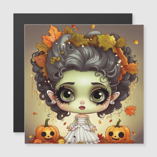 ハロウィンのフランケンシュタインの先生 (正面/裏面)