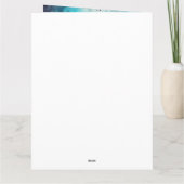 ハロウィンのフレンチブルドッグとカボチャが怖い カード (裏面)