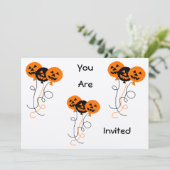 ハロウィンのブランデーグラスInvatations 招待状 (スタンド正面)