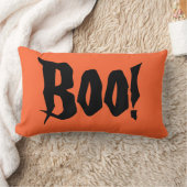 ハロウィンのブーイングの枕 ランバークッション (ブランケット)