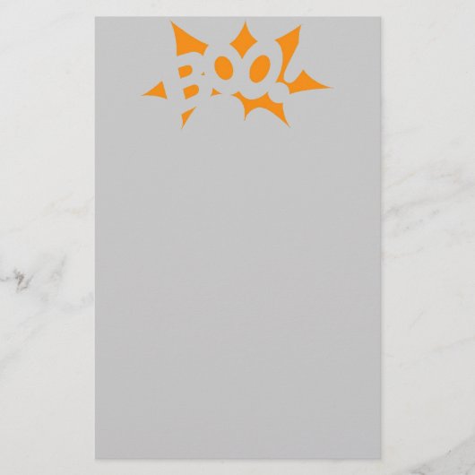 ハロウィンのブーイング 便箋 (正面)