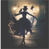 ハロウィンのブードゥーの女王 ダンシング・ナイト シール (正面)