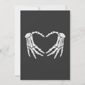 ハロウィンのブー、結婚式の前にカップルシャワー 招待状 (裏面)