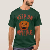 ハロウィンのプレゼントに笑顔を届けよう Tシャツ (正面)