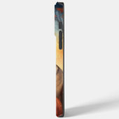 ハロウィンのベルジアンマリノアとカボチャの怖いデザイン Case-Mate iPhoneケース (裏面 / 左)
