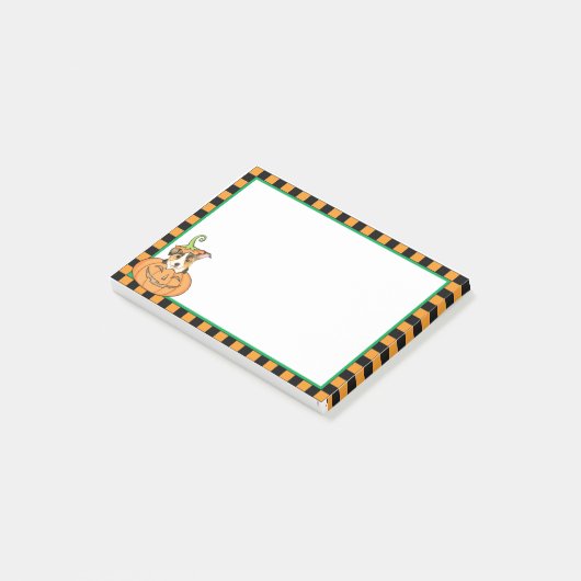 ハロウィンのペンブロークのウェルシュコーギー ポストイット (アングル)