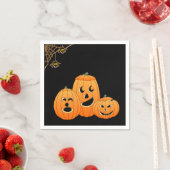 ハロウィンのペーパーナプキン スタンダードカクテルナプキン (インサイチュ)