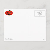 ハロウィンのペーパー人形のDollyDingleのモダンのヴィンテージ シーズンポストカード (裏面)