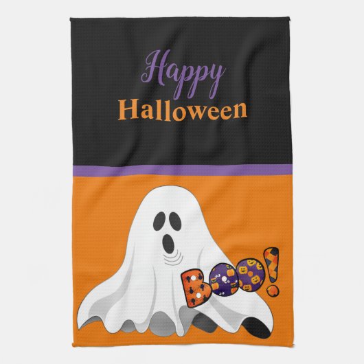 ハロウィンのホーム装飾 キッチンタオル (縦)