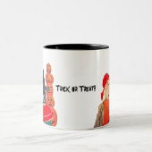 ハロウィンのボクサーのマグ ツートーンマグカップ (中央)