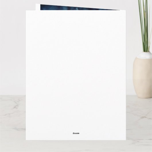 ハロウィンのボストンテリアとカボチャの怖い絵 カード (裏面)