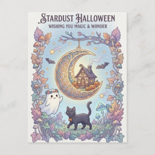 ハロウィンのポストカード ポストカード