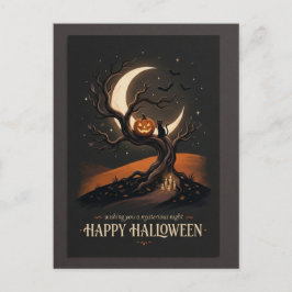 ハロウィンのポストカード ポストカード