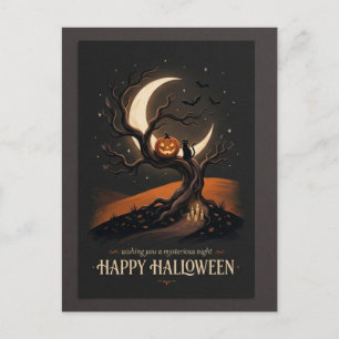 ハロウィンのポストカード ポストカード