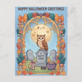 ハロウィンのポストカード ポストカード
