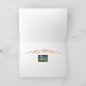 ハロウィンのポニーとバット猫のファンシーな馬 シーズンカード (内部)