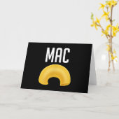 ハロウィンのマカロニ＆チーズお揃い カード (黄色い花)