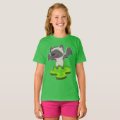 ハロウィンのミイラコウモリ Tシャツ (正面フル)