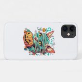 ハロウィンのミイラ猫パロディ Case-Mate iPhoneケース (裏面(横))