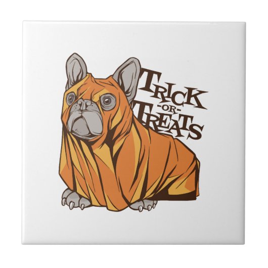 ハロウィンのモップ タイル (正面)
