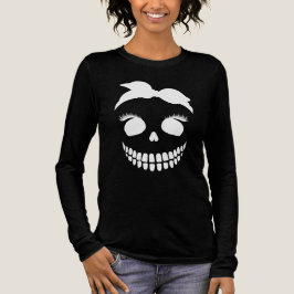 ハロウィンのモンスターカボチャの顔とリボン トライブレンドＴシャツ