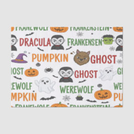 ハロウィンのモンスターキャンディパレード 薄葉紙