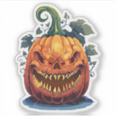 ハロウィンのモンスター シール (正面)