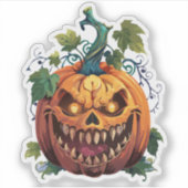ハロウィンのモンスター シール (正面)