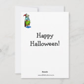 ハロウィンのユーモアが溢れるグリーティングカード シーズンカード (裏面)