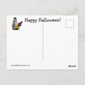 ハロウィンのユーモアが溢れるポストカード ポストカード (裏面)