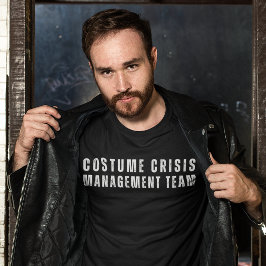 ハロウィンのユーモアたっぷりミニマリスト衣装 簡単 トライブレンドTシャツ