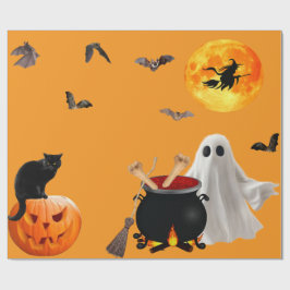 ハロウィンのラッピングペーパー ラッピングペーパー