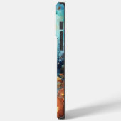 ハロウィンのラブラドールとカボチャの怖いデザイン Case-Mate iPhoneケース (裏面 / 左)