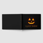 ハロウィンのランタン ゲストブック (全面)