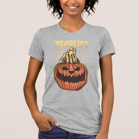 ハロウィンのランタン Tシャツ (正面)
