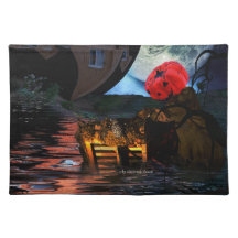 ハロウィンのランチョンマット