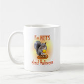 ハロウィンのリス コーヒーマグカップ (左)
