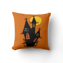 ハロウィンのレトロのお化け屋敷