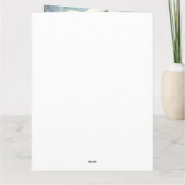 ハロウィンのロットワイラーとカボチャの怖いデザイン カード (裏面)