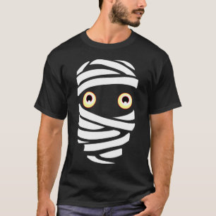ハロウィンのワイシャツのミイラのワイシャツのおもしろいのブーイングのミイラのティー Tシャツ