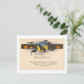 ハロウィンのヴィンテージのトリック ポストカード (スタンド正面)