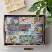 ハロウィンのヴィンテージの郵便はがき 薄葉紙 (ギフト)