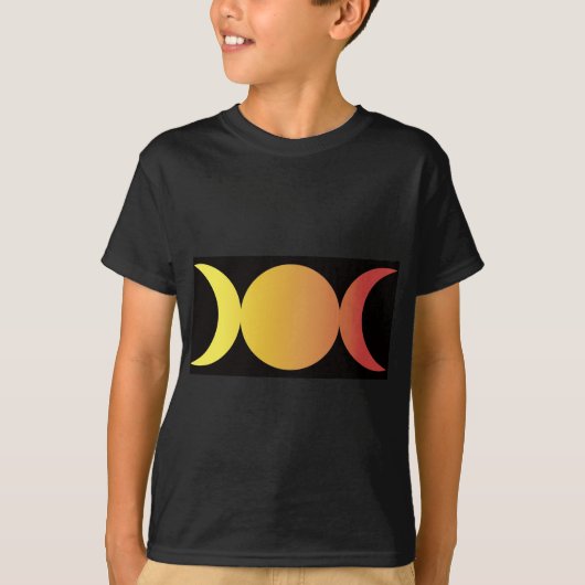 ハロウィンの三段月 Tシャツ (正面)